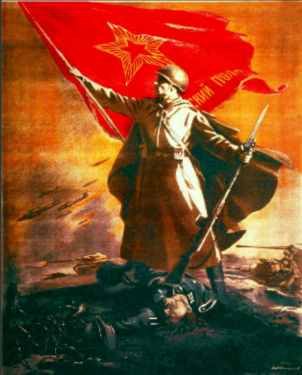 Soviet Propaganda Blank Meme Template