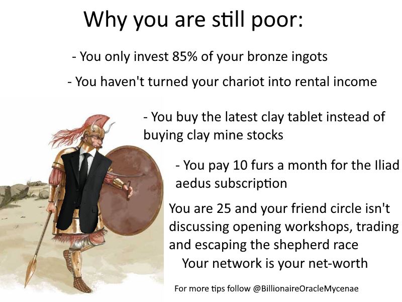 Why you are still poor Blank Meme Template