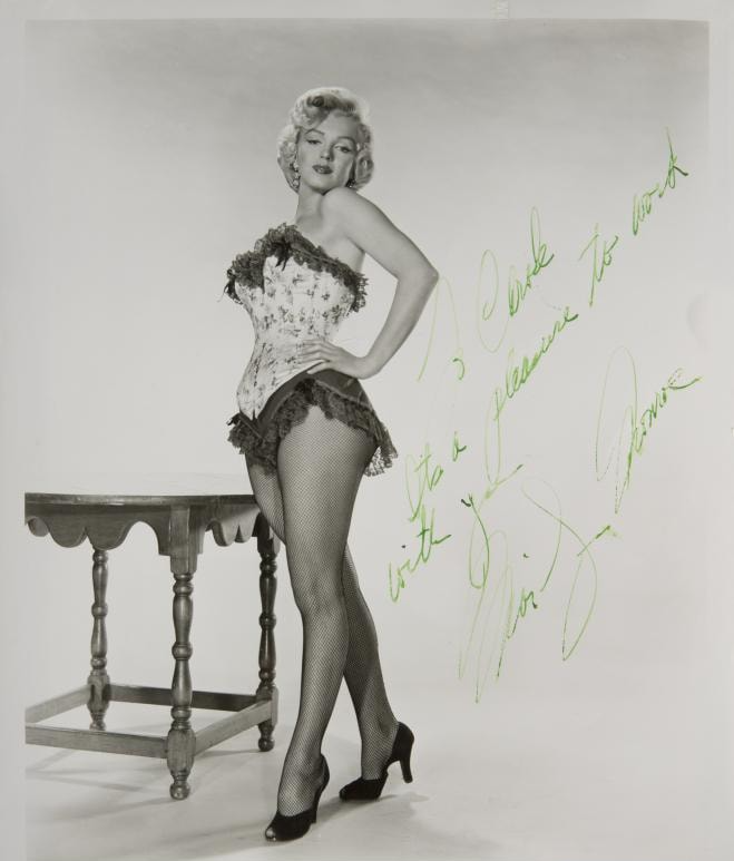 Marilyn Monroe autograph Blank Meme Template
