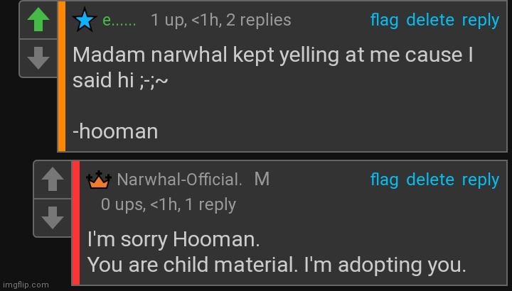 *casually adopts stranger* well shit. | made w/ Imgflip meme maker