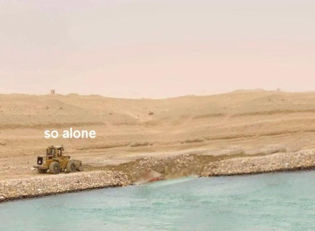 Lonely Digger Blank Meme Template