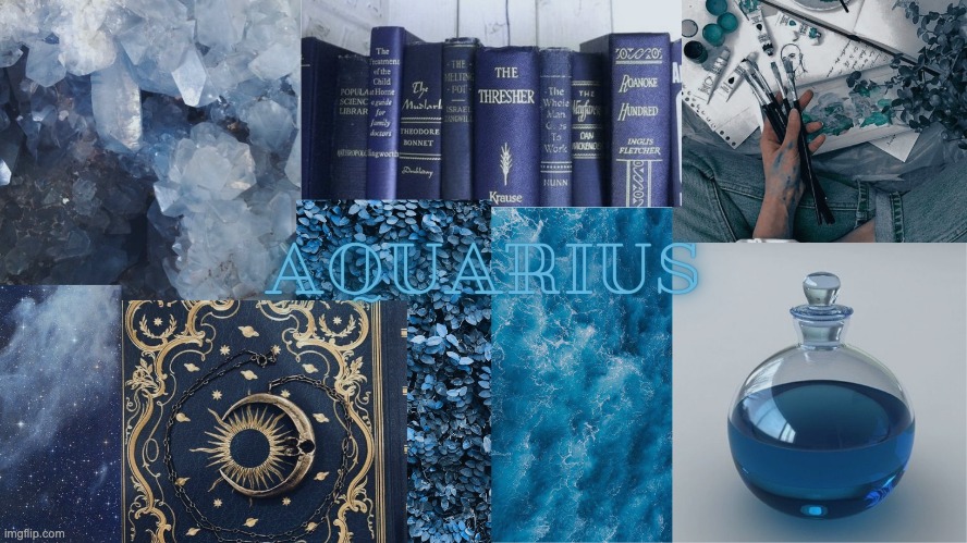 Aquarius wallpaper | image tagged in zodiac,aquarius | made w/ Imgflip meme maker