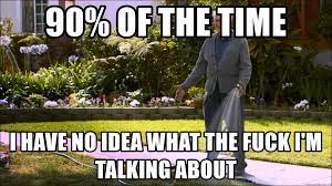 High Quality Old man with hose Blank Meme Template