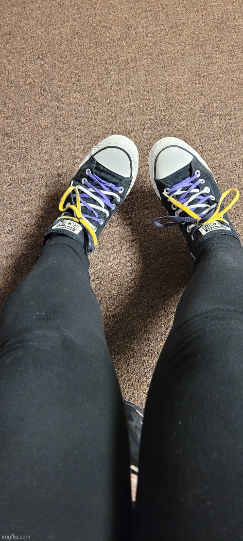 made my laces!! | made w/ Imgflip meme maker