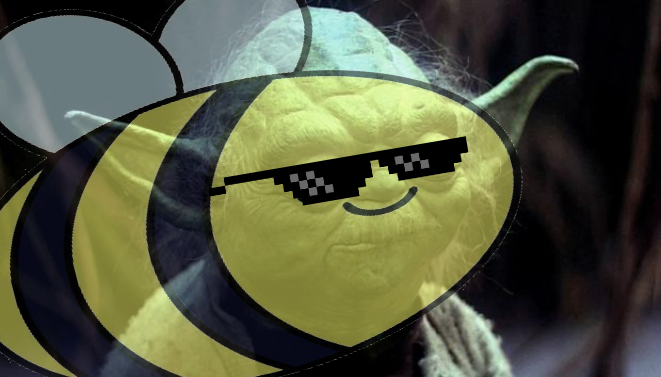 Beez Yoda Blank Meme Template