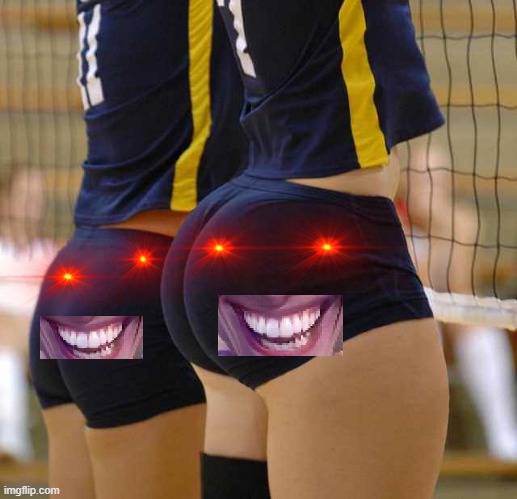 Volleyball Thicccness | image tagged in volleyball thicccness | made w/ Imgflip meme maker