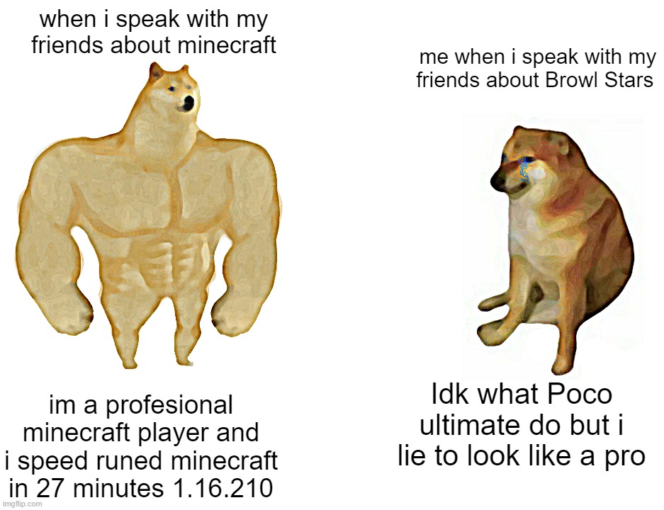 Buff Doge Vs Cheems Meme Imgflip