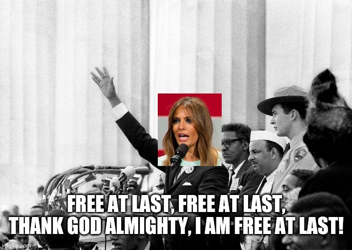 FREE AT LAST, FREE AT LAST, THANK GOD ALMIGHTY, I AM FREE AT LAST! | made w/ Imgflip meme maker