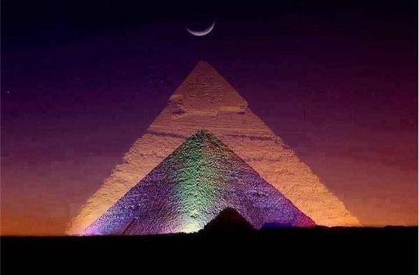 night pyramid Blank Meme Template