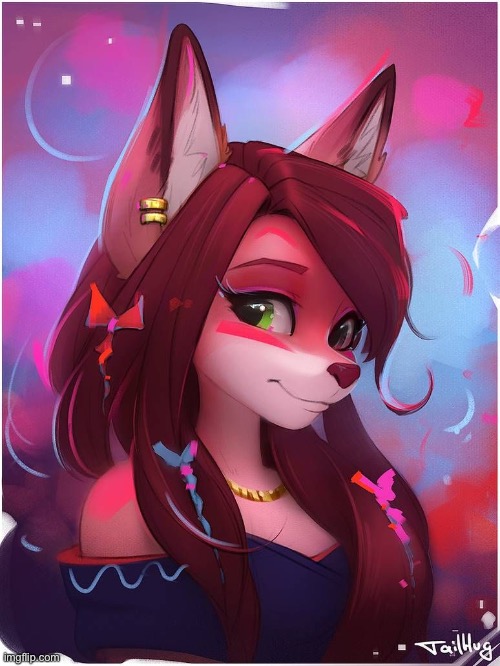 What I wish my art looked like. Not mine | image tagged in furry | made w/ Imgflip meme maker