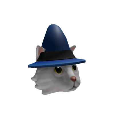 High Quality white cat wizard Blank Meme Template