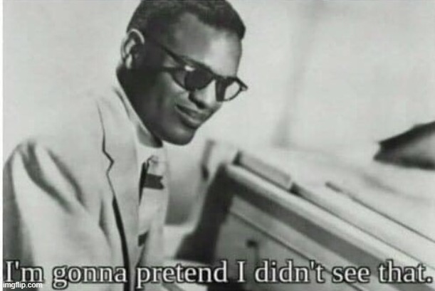 I'm gonna pretend I didn't see that | image tagged in i'm gonna pretend i didn't see that | made w/ Imgflip meme maker