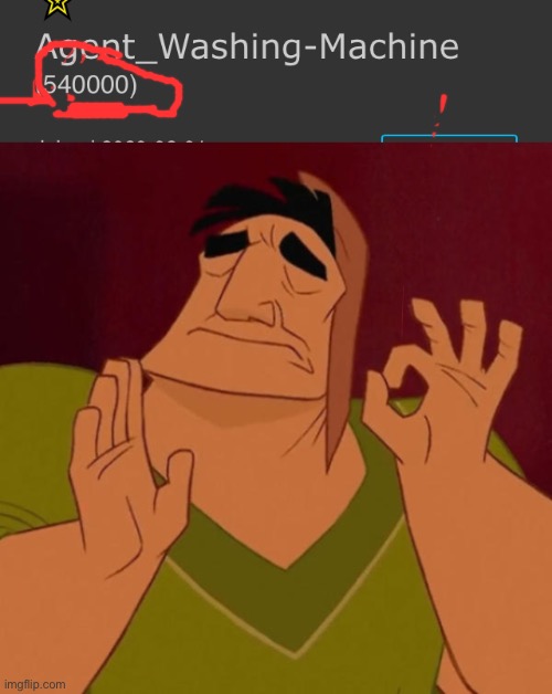 Omg thx | image tagged in kronk just right | made w/ Imgflip meme maker