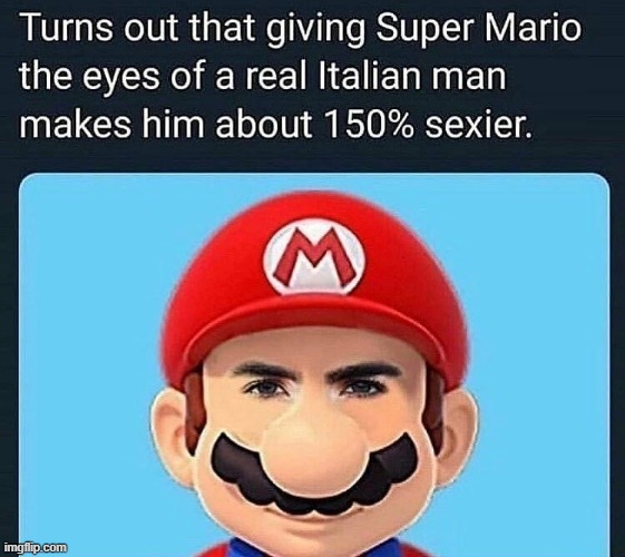 Real Italian Mario | image tagged in mario,edit | made w/ Imgflip meme maker