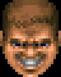 Doomguy smile Blank Meme Template