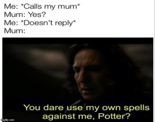 image tagged in you dare use my own spells against me,harry potter meme | made w/ Imgflip meme maker