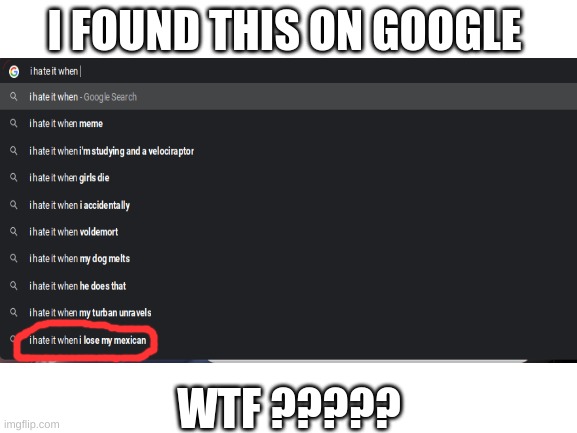 where did it go | I FOUND THIS ON GOOGLE; WTF ????? | image tagged in google fails | made w/ Imgflip meme maker
