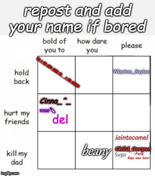 del | made w/ Imgflip meme maker