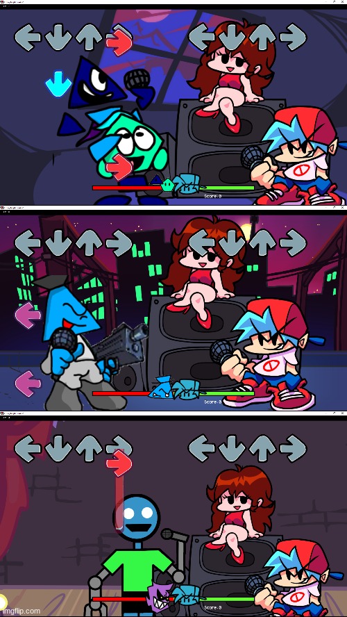 imgflip night funkin so far first two are frozetta's bottom one is mine | made w/ Imgflip meme maker