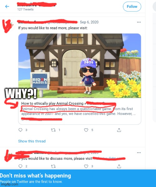 WTF | WHY?! | image tagged in rage,animal crossing | made w/ Imgflip meme maker