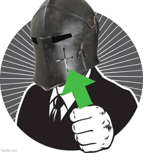 Thumbs Up Crusader | image tagged in thumbs up crusader | made w/ Imgflip meme maker