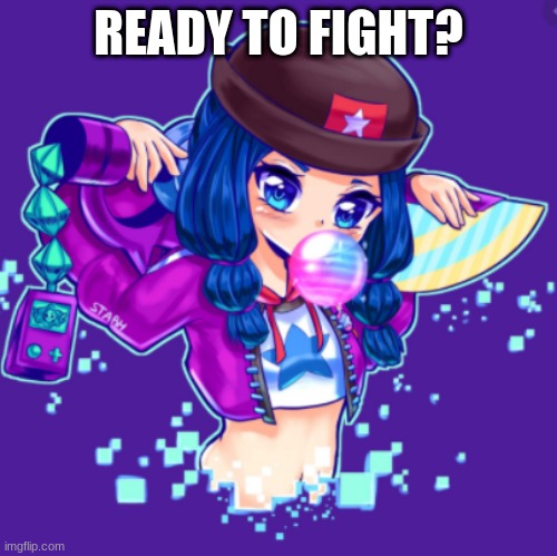 you have 2% chance of winning | READY TO FIGHT? | image tagged in cute | made w/ Imgflip meme maker