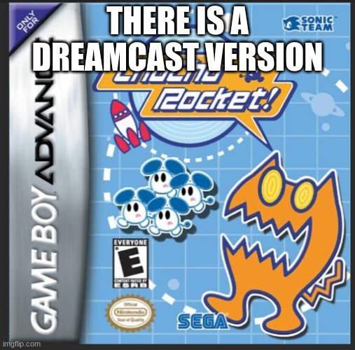 ChuChu Rocket! | THERE IS A DREAMCAST VERSION | image tagged in rocket,nintendo,old | made w/ Imgflip meme maker