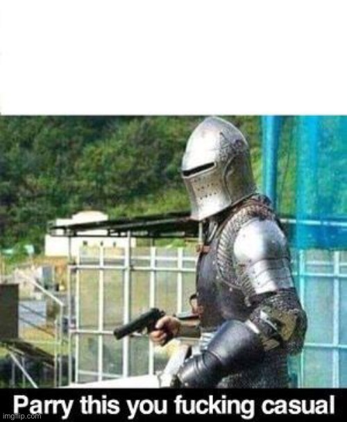 Parry This | image tagged in parry this | made w/ Imgflip meme maker