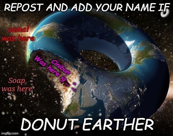 Cinibun
Was here ig _^_ | made w/ Imgflip meme maker