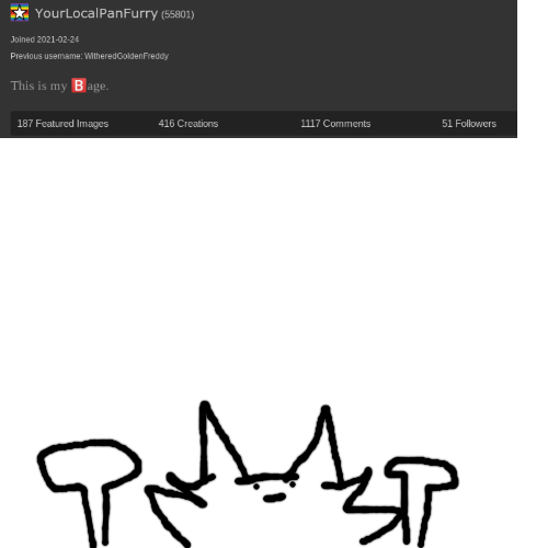 YourLocalPanFurry Announcement Template Blank Meme Template