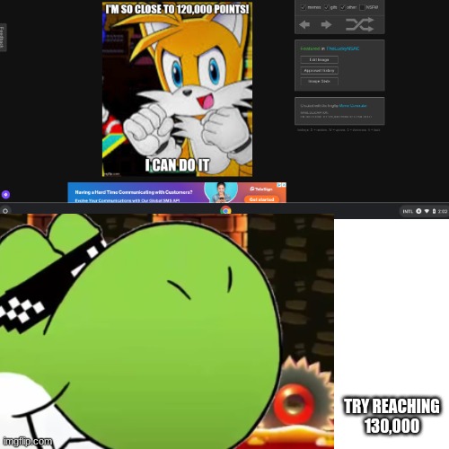 New Goal For TailsBOOM1992_Official | TRY REACHING 130,000 | image tagged in new goal | made w/ Imgflip meme maker