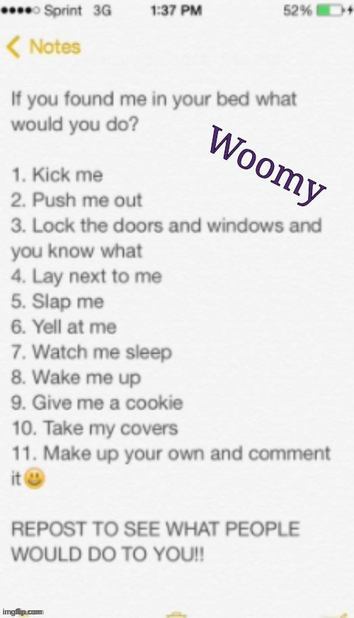 Woomy | made w/ Imgflip meme maker