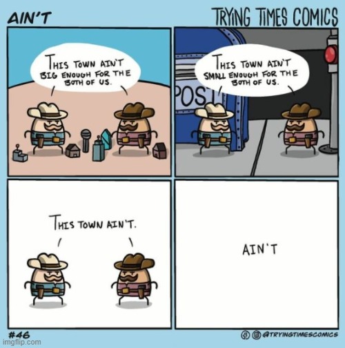 ain't | made w/ Imgflip meme maker