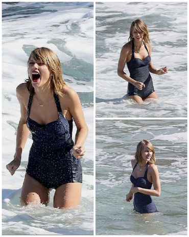 High Quality Taylor Swift swimsuit Blank Meme Template
