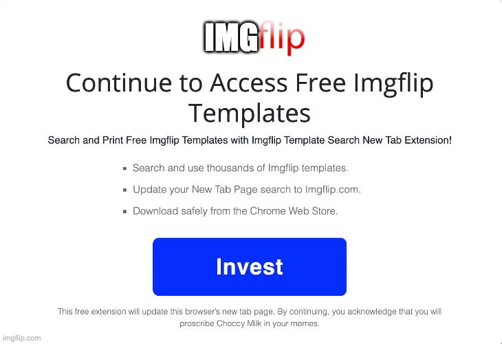 If Imgflip had a Google Chrome Extension | IMG | image tagged in blank white template,google search,research,expanding brain,walking running sprinting,freedom | made w/ Imgflip meme maker