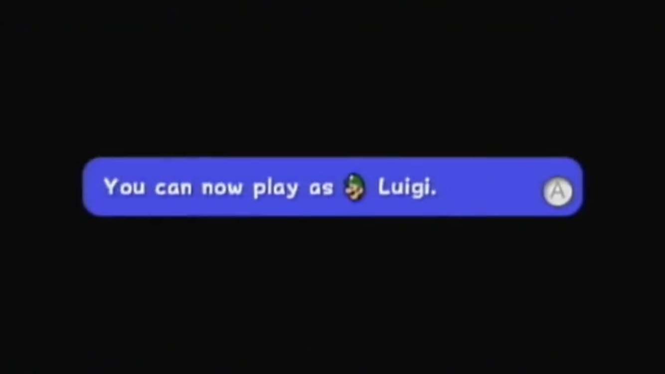 High Quality You can now play as Luigi. Blank Meme Template