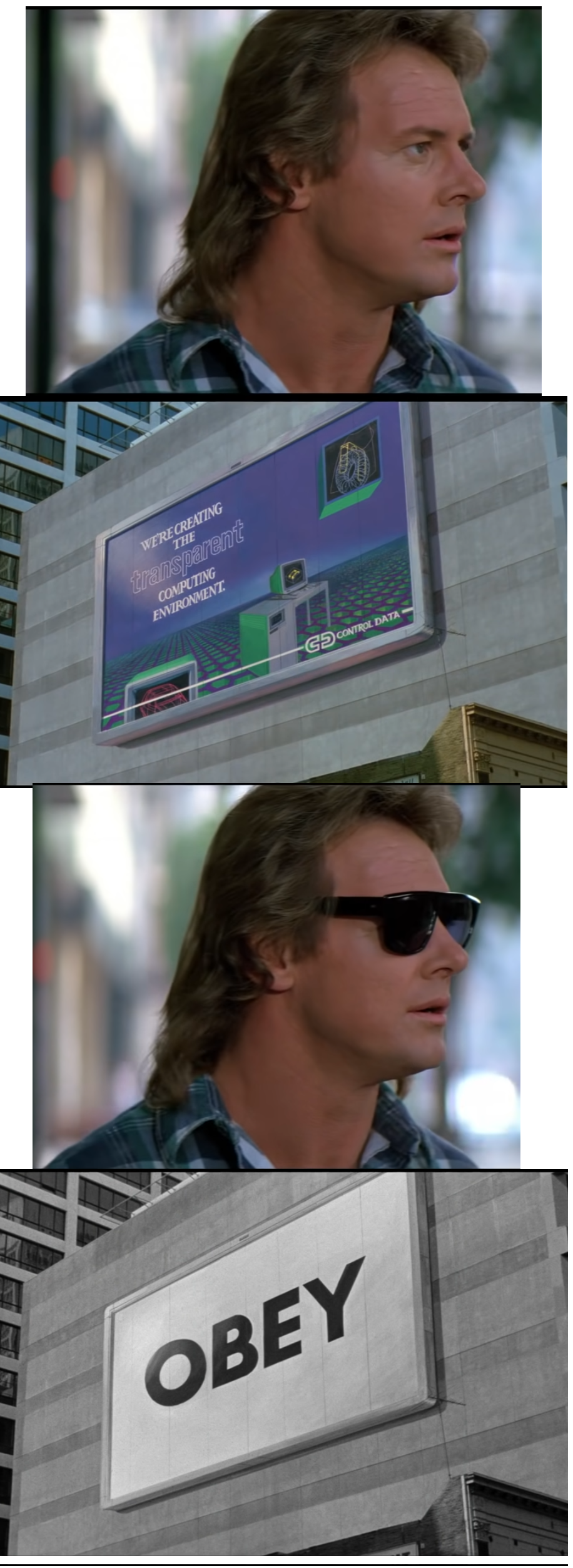 High Quality They Live - Obey Blank Meme Template