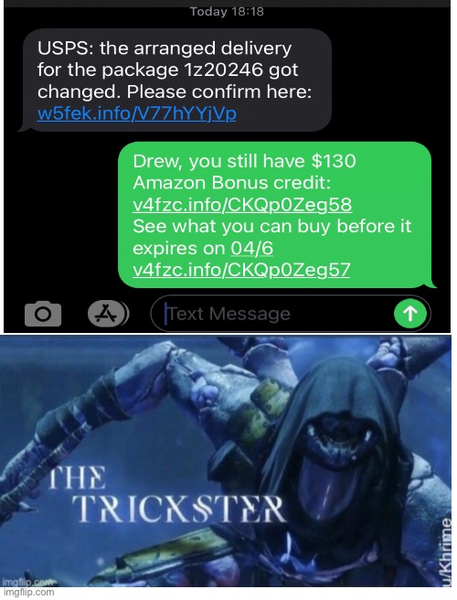 So has anybody else tried this? | image tagged in blank white template,the trickster,scammers,internet scam,text messages,uno reverse card | made w/ Imgflip meme maker