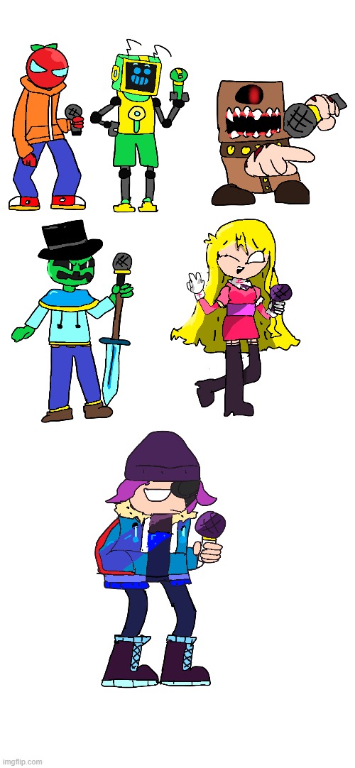 My friend in msmg as fnf mod -w- (Can you guess all of them? -w-) - Imgflip