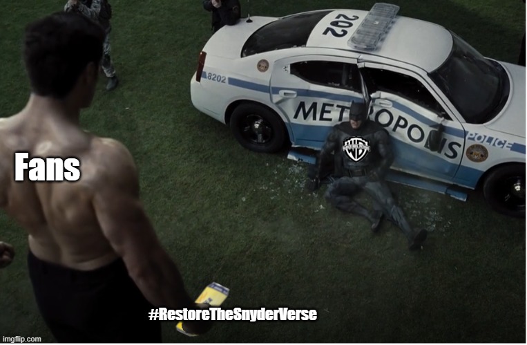 Can we get sum mo of that SnyderVerse? | Fans; #RestoreTheSnyderVerse | image tagged in justice league,zack snyder,superman,batman,twisted tea,warner bros | made w/ Imgflip meme maker