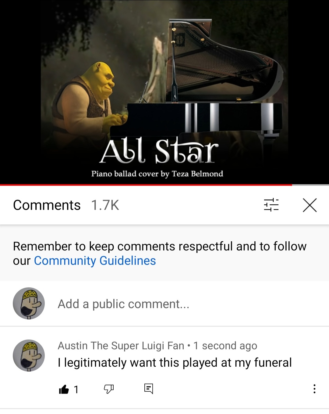 High Quality I legitimately want this played at my funeral Blank Meme Template