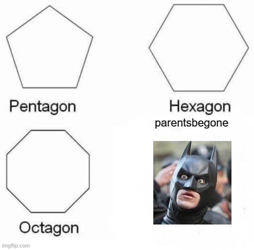 Pentagon Hexagon Octagon | parentsbegone | image tagged in memes,pentagon hexagon octagon | made w/ Imgflip meme maker