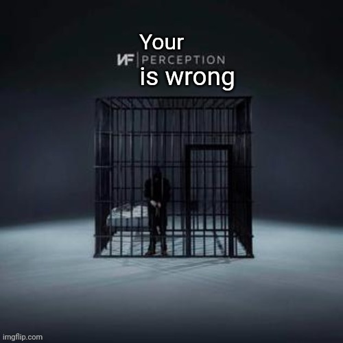Your perception is wrong | image tagged in your perception is wrong | made w/ Imgflip meme maker