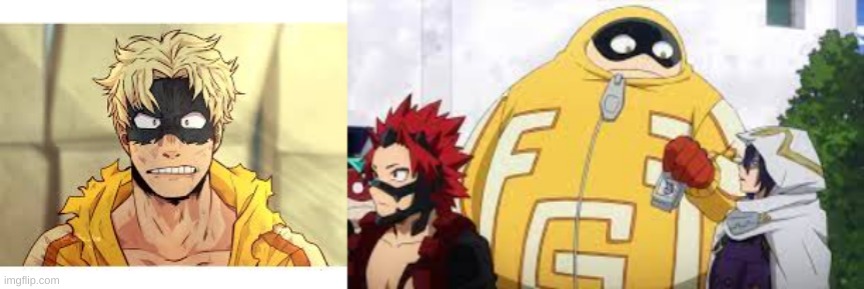 is noone gonna talk about how skinny fatgum is a gift from beauty heaven (also no spoilers  but season 5 was awesome) | image tagged in bnha,mha,fat,gum | made w/ Imgflip meme maker