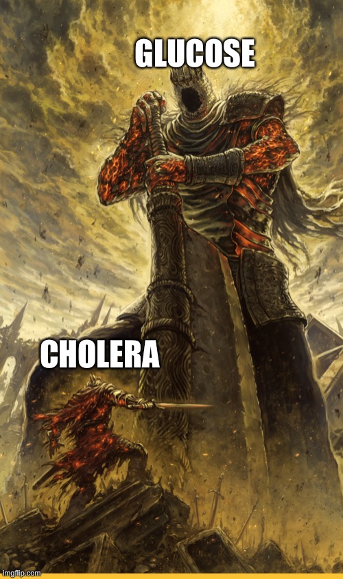 If we lived in the 17s | GLUCOSE; CHOLERA | image tagged in fantasy painting | made w/ Imgflip meme maker