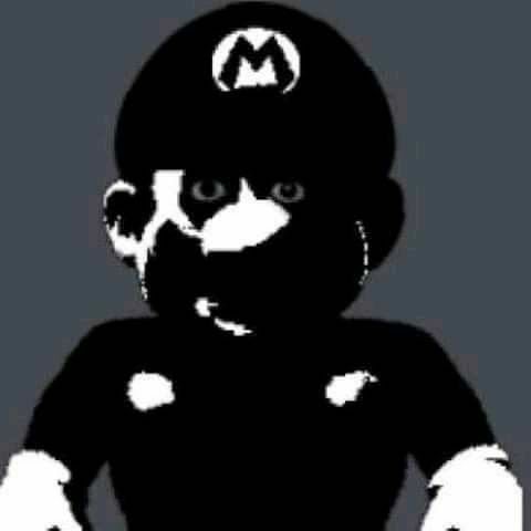 Cursed Mario Blank Meme Template
