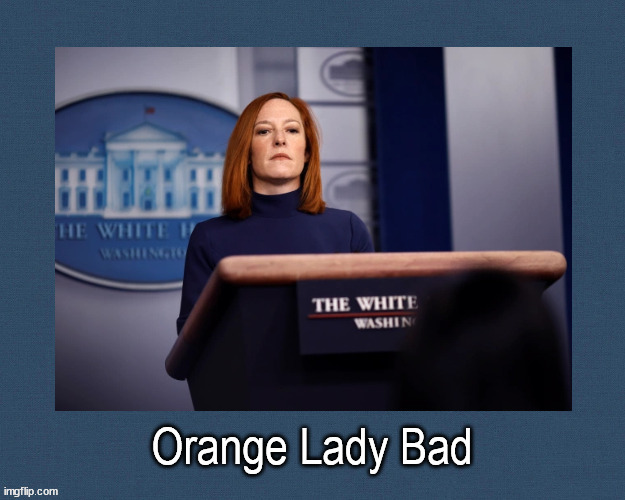 Orange lady bad | image tagged in politics | made w/ Imgflip meme maker