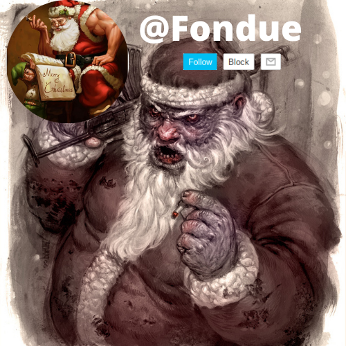 High Quality Fondue Santa template Blank Meme Template