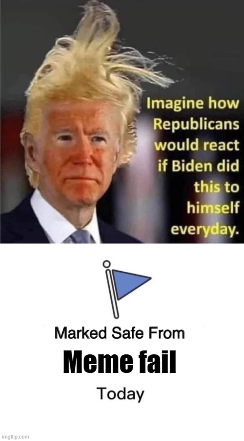 Meme fail | image tagged in memes,marked safe from | made w/ Imgflip meme maker