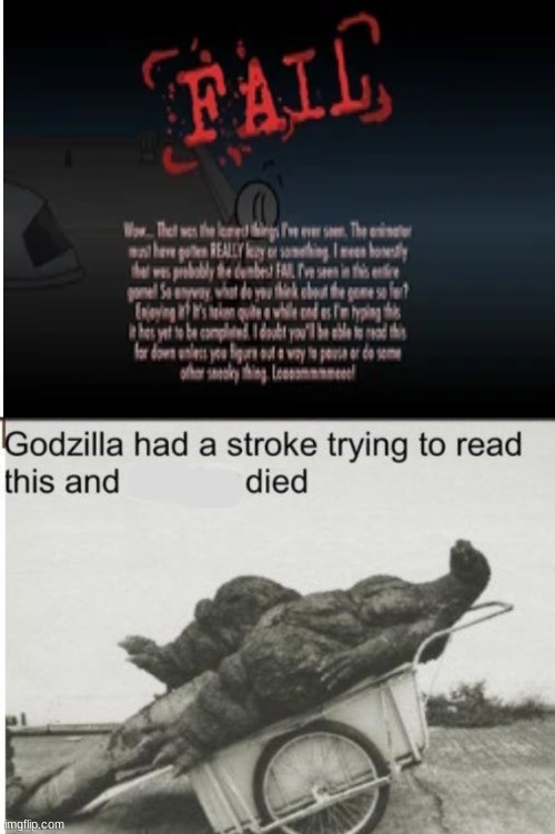 Crazy! | image tagged in godzilla had a stroke trying to read this and fricking died | made w/ Imgflip meme maker